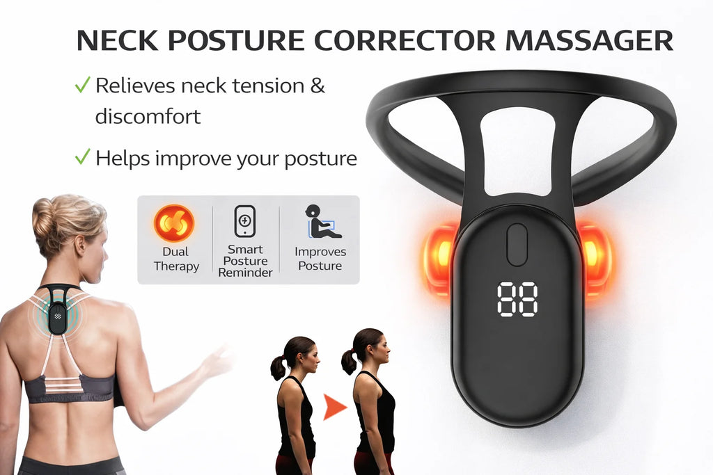 Smart Posture Corrector with Vibration Reminder – Wearable Back Support for Upright Posture Monitoring, USB Rechargeable Sensor Posture Trainer