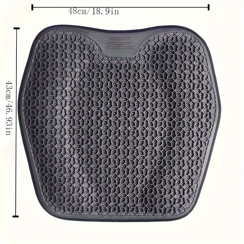 Ergonomic Gel Seat Cushion – Breathable Honeycomb Design with Soft Support for Long Sitting