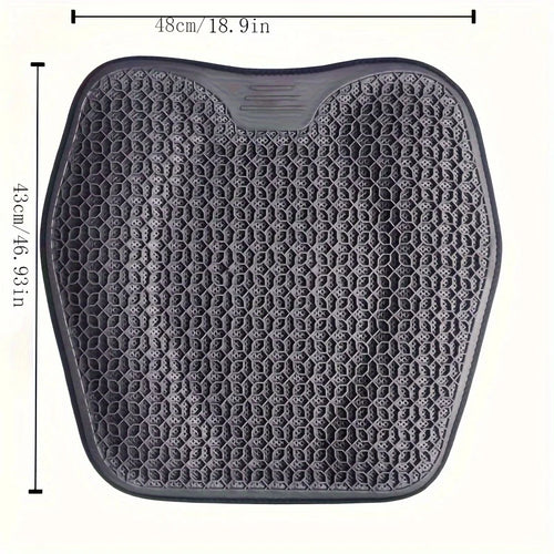 Ergonomic Gel Seat Cushion – Breathable Honeycomb Design with Soft Support for Long Sitting