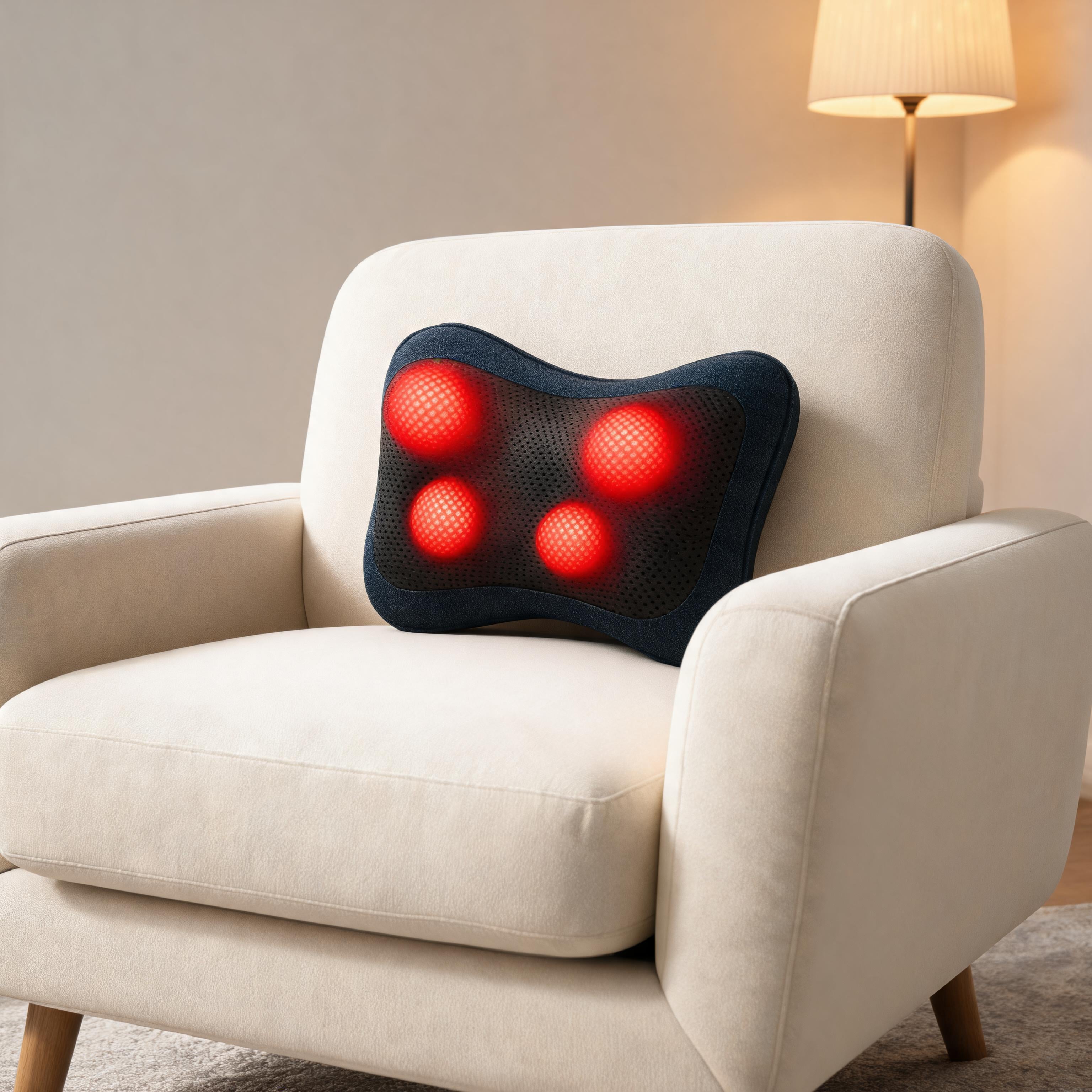 Neck & Shoulder Massager — Heated Cordless 3D Kneading Deep-Tissue Relief