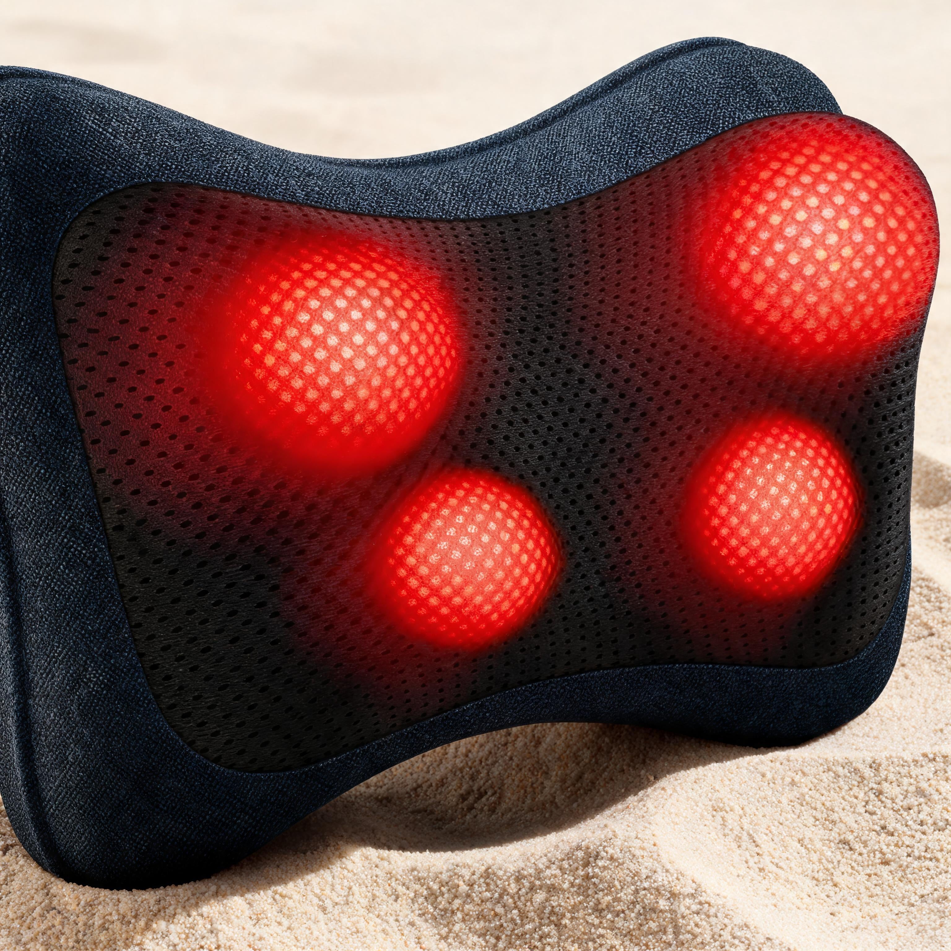 Neck & Shoulder Massager — Heated Cordless 3D Kneading Deep-Tissue Relief