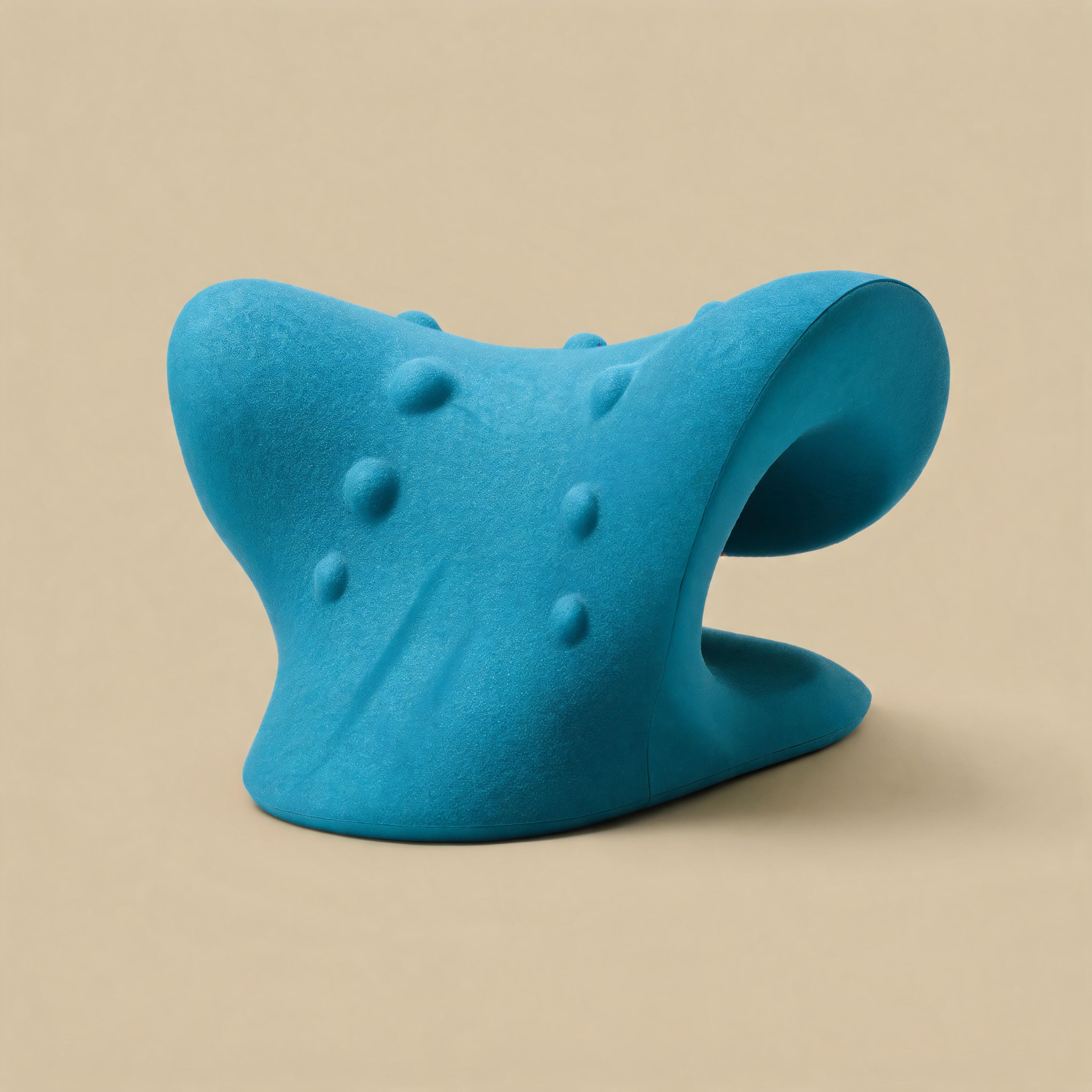 Neck Traction Stretcher — Cervical Neck & Shoulder Relief Pillow
